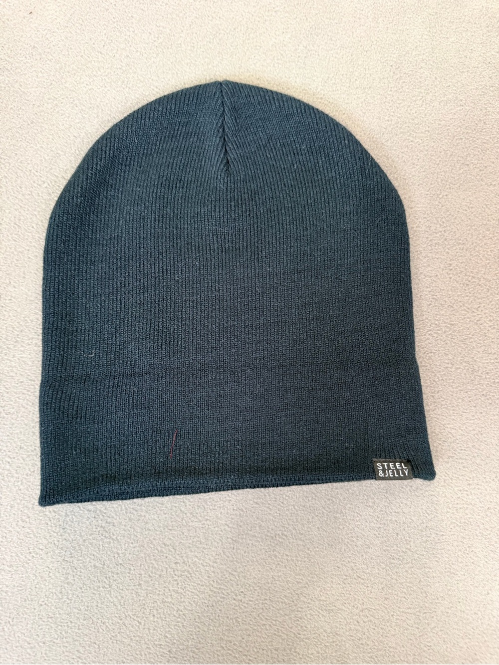 Steel & Jelly Black Knit Beanie Hat- NWOT